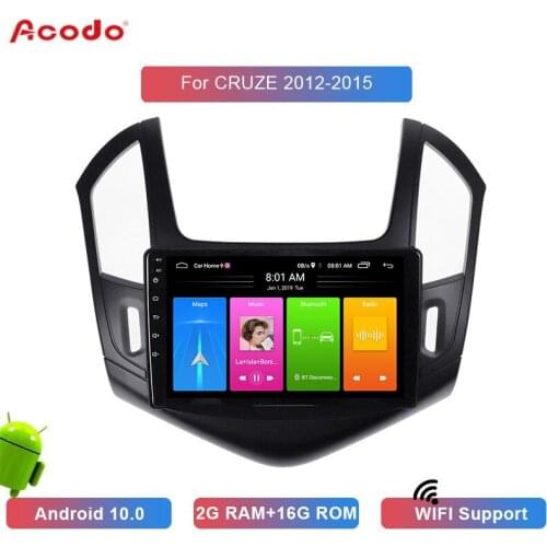 ACODO 2+16G Android 10.0 Car Radio Multimedia Player For Chevrolet CRUZE 2012-2015 Navigation GPS 2 din