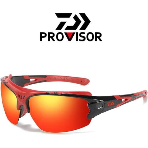 Daiwa Polarized Fishing Glasses Men Women Sport Eyewear UV400 Protection Outdoor Cycling Hiking Driving Sunglasses with Case