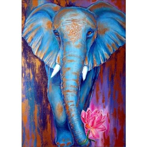 Diy 5d diamond painting Painted elephants and elephants embroidery cross stitch kits diamond mosaic decoration art m230