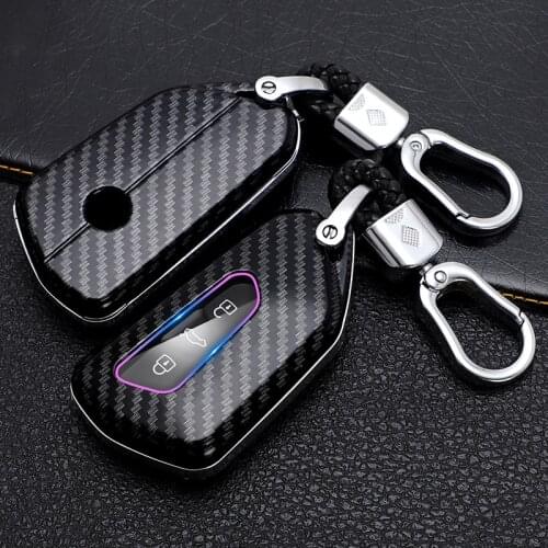 For VW Volkswagen Golf 8 Mk8 2020 Skoda Octavia 3 Buttons ABS Car Key Case Cover Smart Keyless Remote Control Holder Accessories
