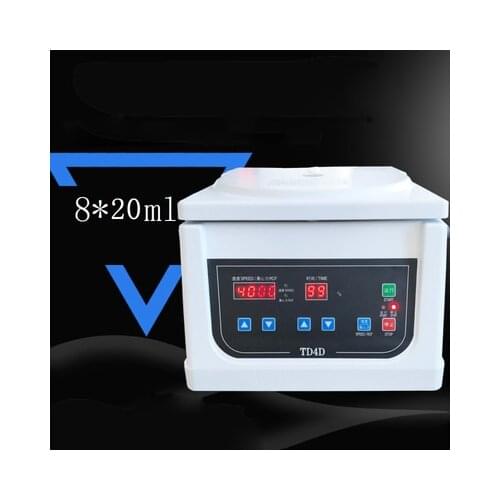 TD4D Timing Electric Laboratory Centrifuge 8-Hole Electrical Centrifuge Serum Separation Medical Lab Practice Machine 220V