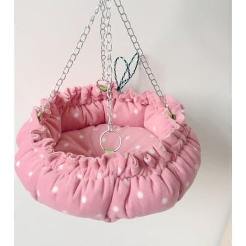 AHUAPET Guinea Pig Cages Nest For Hamster Hanging Soft Bed Pet Supplies Small Cat Pet House Totoro Guinea Pig Accessories E