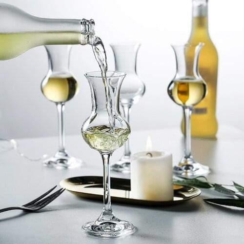 Crystal Liqueur Glass Tulip Wedding Champagne Flutes Whisky Copita Nosing Goblet Verre Brandy Whiskey Tasting Snifters