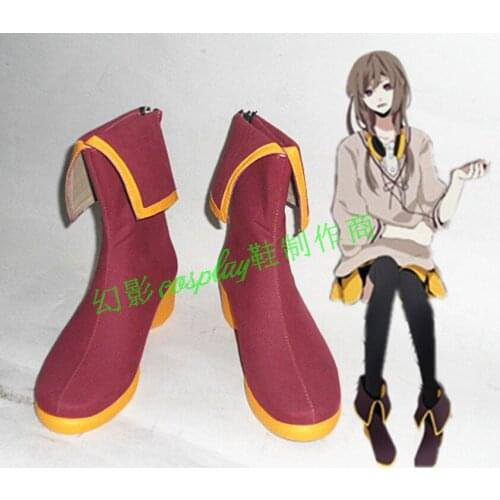 Kagerou Project Red Halloween Short Cosplay Shoes Boots H016