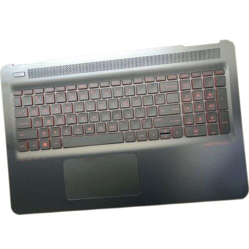 For HP OMEN 15-AX 15-AX019TX AX016TX 15-AX015TX US Layout Palmrest Touchpad Keyboard With backlight