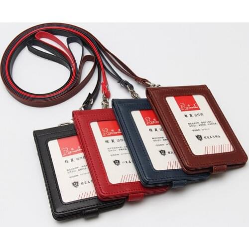 ZONGSHU Card Holder Pu Employee Name Id Card Holder Security Pass Work Permit Identity Document Id Business Case