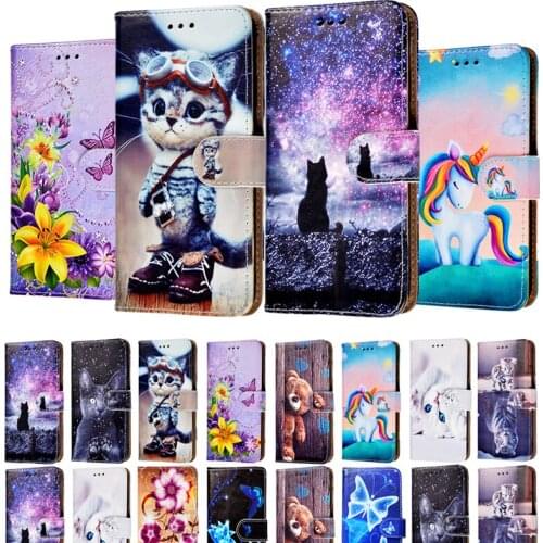 Animal Cute Case For Samsung Galaxy A10 A10S A20S A20E A20 Cover A30 A40 A50 A60 A70 A80 A2 Core Flip Coque Case