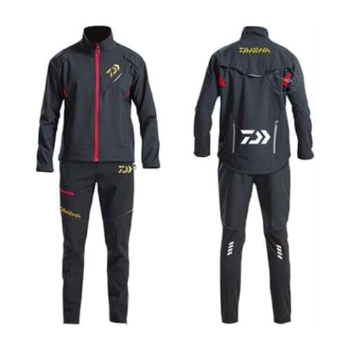 Men Winter Fishing Suits Camping Windproof Keep Warm Outdoor Waterproof Fishing Jacket Thicken Sport Fishing Pants