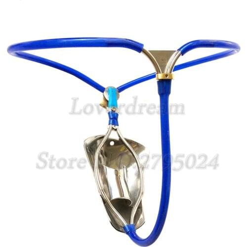 Stainless Steel Male Chastity Belt BDSM Bondage Fetish Slave Lockable Metal Penis Restraint Device Adult Games Sex Toy For Men