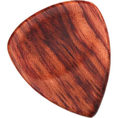 Rosewood Wooden Guitar Picks Kit For Bass, Electric & Acoustic Guitars
