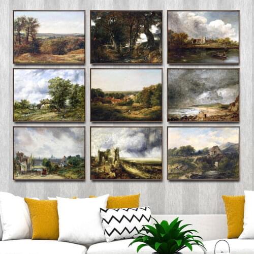 Home Decoration Art Wall Pictures Fro Living Room Poster Print Canvas Paintings England John Constable Weymouth Bay