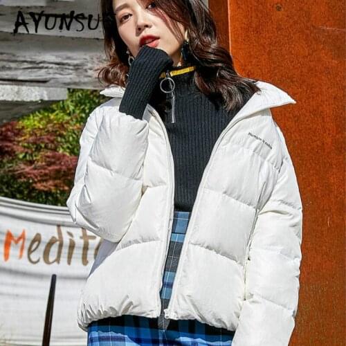 2020 New Autumn Winter Jacket Women 90% White Duck Down Jacket Women Down Coat Puffer Jacket Warm Parka J90141102 YY1593