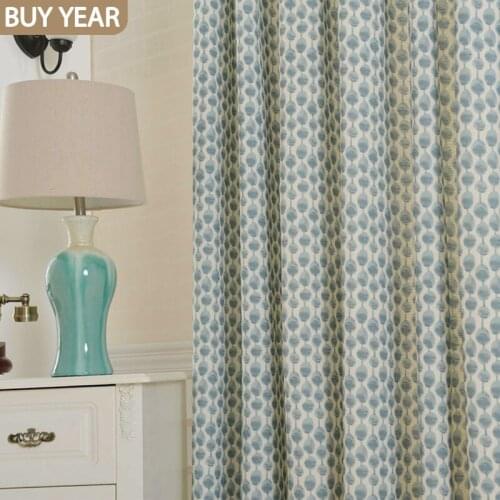 Modern Curtains for Living Dining Room Bedrooms Simple Chinese Style Curtains Polyester Cotton Printing Morden Tulle Curtains