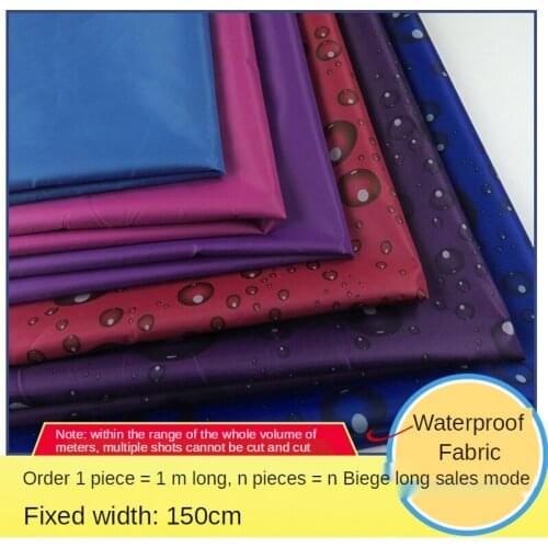 Thicken Waterproof Fabric for Tent By The Meter 210d Oxford Awning Ripstop Cloth Textile Outdoor Sewing Sunscreen Umbrella Diy