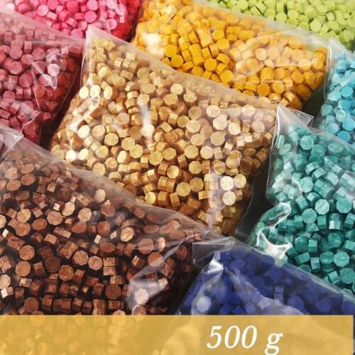 1620PCs Sealing Wax Retro Octagonal Seal Wax Bead Wedding Birthday Invitation Envelope Seal Wax Decoration Seal Making Tools