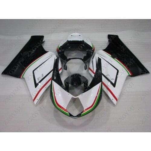 Abs Fairing for MV AGUSTA F4 1000 CC 2005 - 2006 Black White Fairings 05 Fairings 05