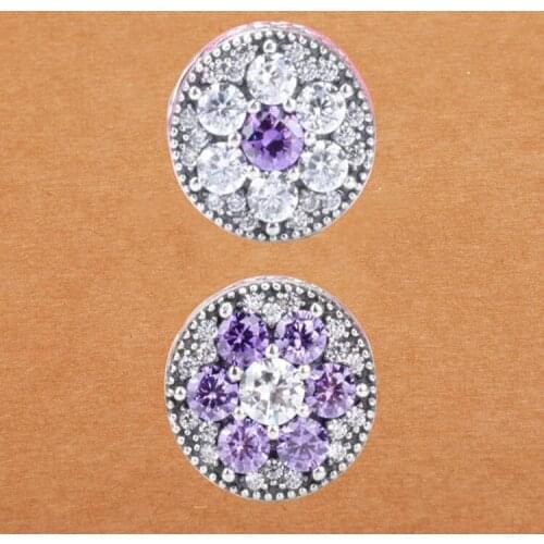 Authentic 925 Sterling Silver Beads Fashion And Bright Cherry Blossom Beads Fit Original Pandora Bracelet For Women Diy Jewelry