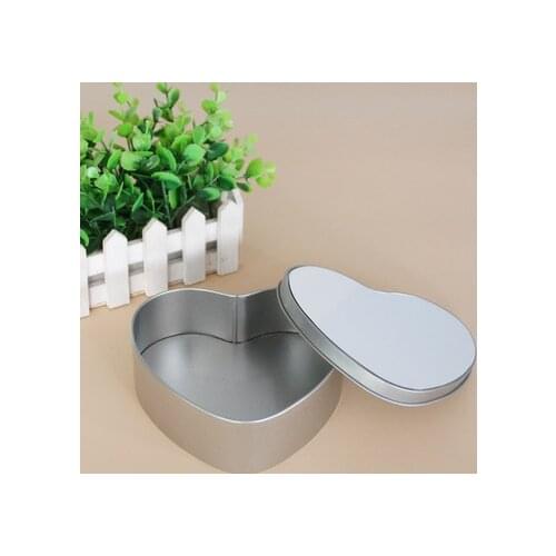 Free Shipping 2pcs/lot Blank Sublimation Metal 150*140*45MM Heart Candy Box For Printing Sublimation Ink Transfer DIY Craft