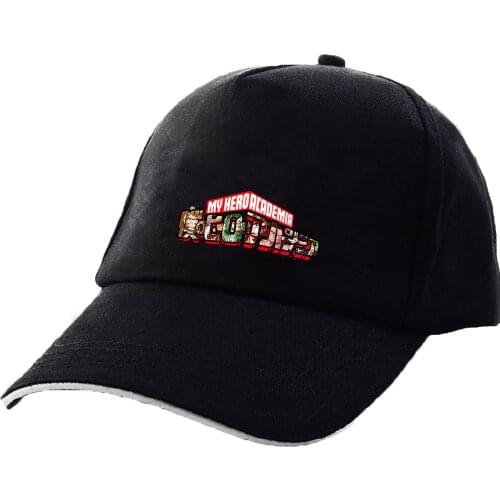 My Hero Academia Baseball Cap Anime Cosplay MHA Character Print Sun Proof unshade Adjustable Sports Casual Men Women Beret
