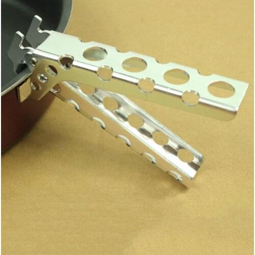 Pot Gripper Aluminum Alloy Portable Bowl Clamp Anti-scald Cooking Supplies for Camping