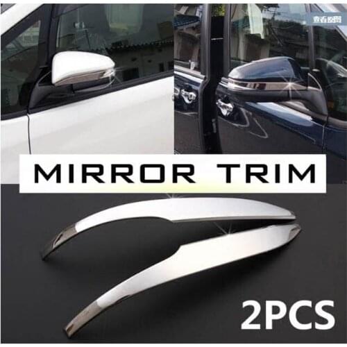 For Toyota Noah VOXY80 2014-17 Mirror Decoration Patch Bright Trim
