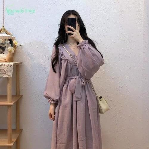 Elegante Summer Dress 2021 Vintage Dress Cottgecore Fairy Aesthetic Clothes Midi Dress from Chiffon Harajuku Minimalist Dress