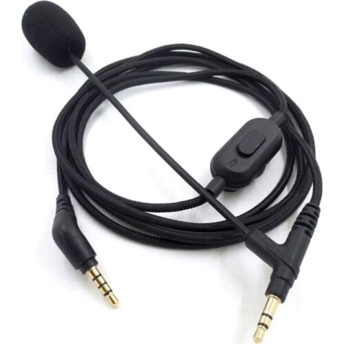 Null 2021 New Replacement Headphone Cable with Microphone Cord Line for Boom Microphone V-MODA Gaming Headsets With tuning
