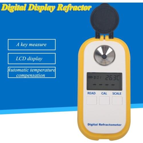 Digital Display Sugar Meter Electronic Portable Sugar Fruit Drink Sweetness Concentration Measuring Instrument DR-101