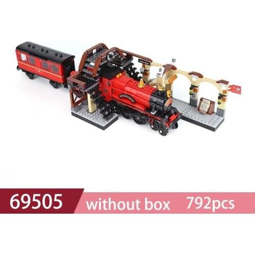 Movie Express Train Building Blocks 836PCS Magical Scene Bricks Creative Toys Children Birthday Christmas Gifts Same 75955 16055