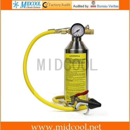 Flush Canister Gun Kits Clean Tool Set R134a R12 R22 R410a R404a for Auto A/C Air Conditioning