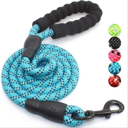 Dog leash for a labrador Nylon Basic Leashes Medium large Dogs Collar Leashes Lead Rope For Labrador Rottweiler