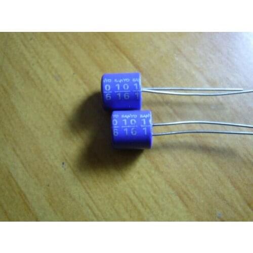 Original new 100% 16V10UF 5*6 SL solid-state direct plug capacitor 16SL10M (Inductor)