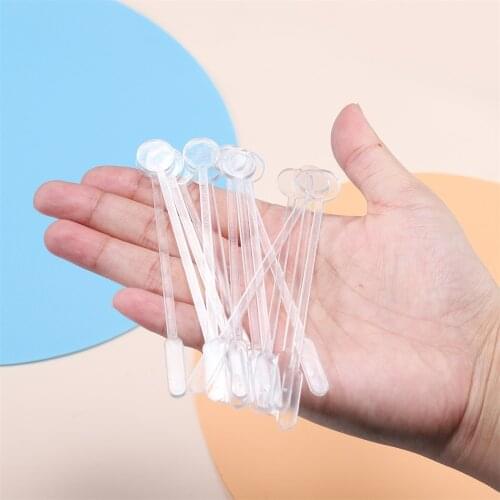 10-100PCS Plastic Stirring Stick Disposable Powder Spoon Handmade Jewelry Making Tools For DIY UV Epoxy Resin Molding