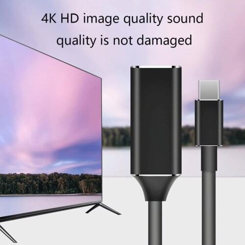 Type-C to HD Adapter USB C Male to HD Female Video Converter Replacement for Macbook Computer