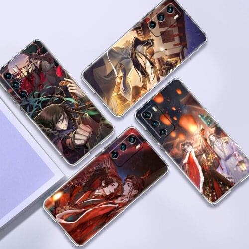Anime Mo Dao Zu Shi Clear Phone Case For Huawei Y6 Y7 Y9 2019 Y5p Y6p Y8s Y8p Y9a Y7a Transparent Soft TPU Casing Back Cover Bag
