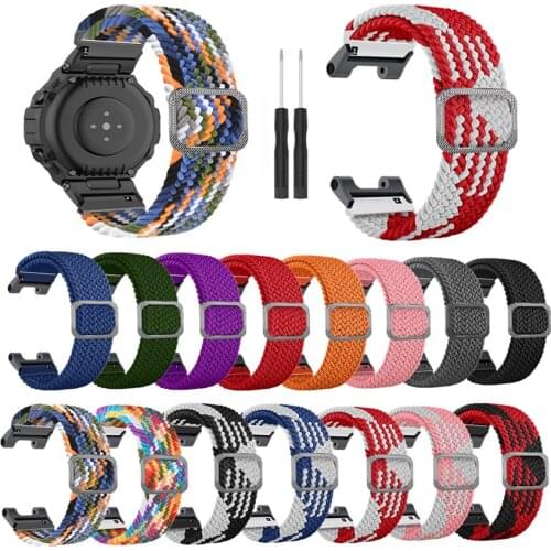 Bracelet for Amazfit T Rex Pro Strap Elastic Nylon Replacement Watch Band for Xiaomi Huami Amazfit T Rex Wristband Correa Belt