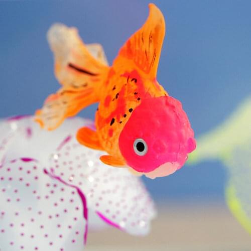 Glow In The Dark Artificial Aquarium Goldfish Ornament Fish Tank Jellyfish For Garden Ornament Fish Tank Decoration