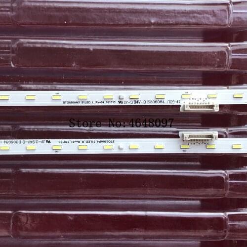 2pcs LED backlight strip for KD-55XE8396 KD-55XE7096 KD-55XE7002 STO550AN5 STO550AP5_51LED_L STO550AP4_51LED_R