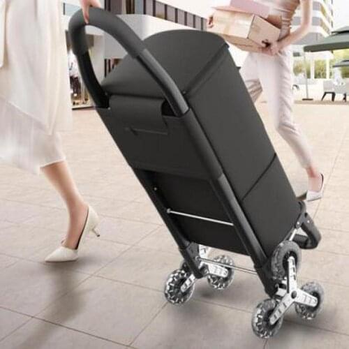 Pull Carts, Folding Small Trailers, Elderly Grocery Shopping Carts, Household Light Portable Shopping Carts, Small Carts, Climbi