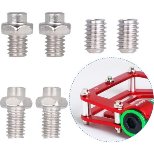 Bicycle Pedal Screw Pedal Accessories Riding Supplies M4 Bicycle Pedal Fixing Anti-Slip Screw