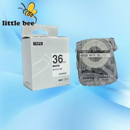 1Pc Compatible for EPSON LC-7WBN Black on White label tape