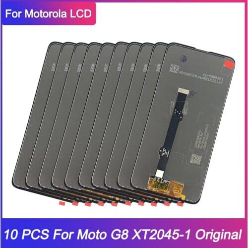10 Piece/lot For Motorola G8 Tested LCD No Frame For Moto G8 Display Touch Screen XT2045-1 XT2045-2 XT2045-5 Assembly