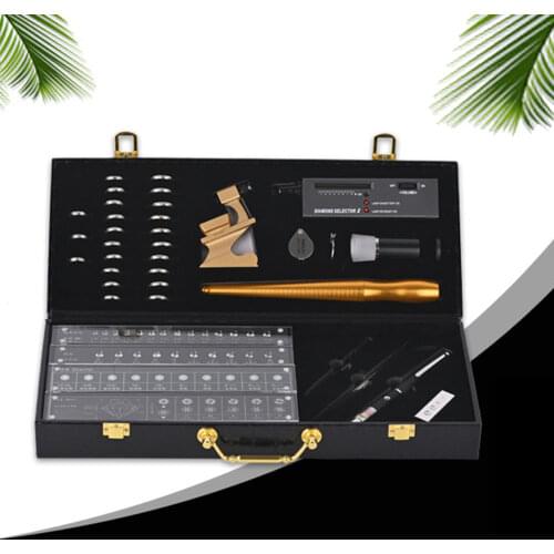 Diamond Tester Selector and Accessories Jeweler Tool Box Combo for ruby crystal