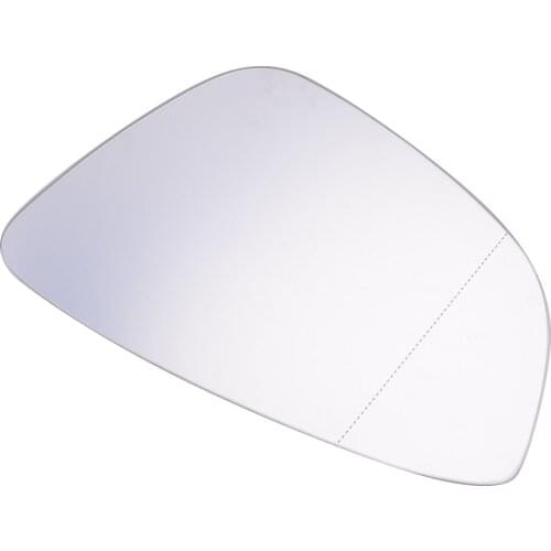 Car Left Side Exterior Wing Door Mirror Glass Plate Heated Fit For Volkswagen Jetta Passat B7 Eos Passat CC Scirocco 3C8857521
