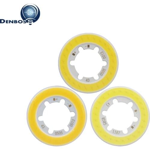 Big promotion allcob manufacturer annular 43mm LED COB Light Source for bulb lamp genesis chips Warm White 5W COB LED moudle