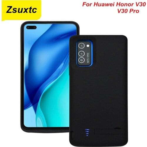 6000 Mah For Huawei Honor V30 Battery Case Smart Charger Case Power Bank V30 V30 Pro Battery Case