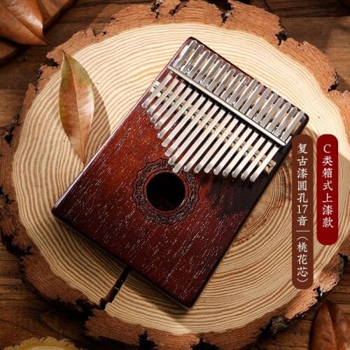 Hluru Kalimba Thumb Piano 17 Keys wooden Gecko Professional Kalimba plate mbira Musical Instrument for beginner
