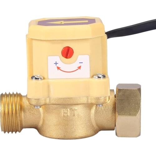 G1/2-G1/2 Thread Water Pump Adjustable Flow Sensor Pressure Automatic Control Switch 220V