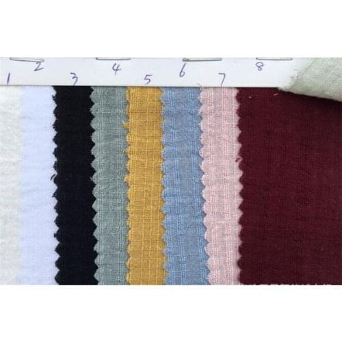 Irregular striped organic cotton fabric for t-shirt