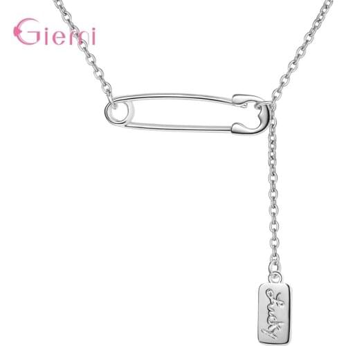 New Arrival Unisex Spain 925 Sterling Silver Short Collar Necklace Daily Decoration Personality Stylish Square Disc/Pin Bijoux